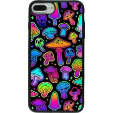 iPhone 7 Plus / 8 Plus Case Hülle - Silikon schwarz Autumn 2024 magic mushrooms