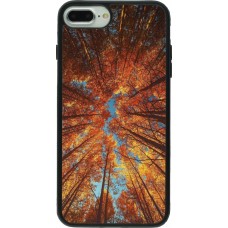 Coque iPhone 7 Plus / 8 Plus - Silicone rigide noir Autumn 25 Trees