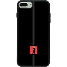 Coque iPhone 7 Plus / 8 Plus - Silicone rigide noir Canton GL noir