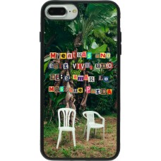 iPhone 7 Plus / 8 Plus Case Hülle - Silikon schwarz Chairs DTMF