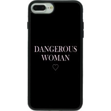 Coque iPhone 7 Plus / 8 Plus - Silicone rigide noir Dangerous woman