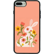 iPhone 7 Plus / 8 Plus Case Hülle - Silikon schwarz Easter 2026 Rabbit collage