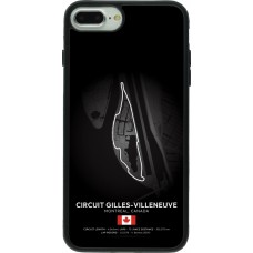 Coque iPhone 7 Plus / 8 Plus - Silicone rigide noir F1 Track 2025 Canada