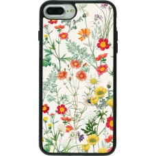 iPhone 7 Plus / 8 Plus Case Hülle - Silikon schwarz Flora Botanical Wildlife