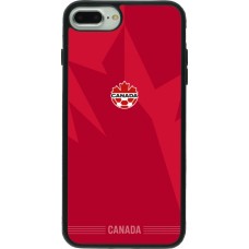 iPhone 7 Plus / 8 Plus Case Hülle - Silikon schwarz Kanada 2026 personalisierbares Fussballtrikot