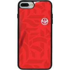 iPhone 7 Plus / 8 Plus Case Hülle - Silikon schwarz Tunesien 2022 personalisierbares Fussballtrikot