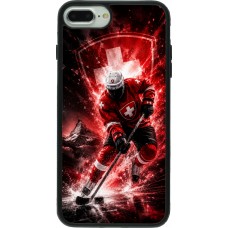 iPhone 7 Plus / 8 Plus Case Hülle - Silikon schwarz Hockey World Championship Player
