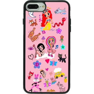 iPhone 7 Plus / 8 Plus Case Hülle - Silikon schwarz Karol G La Bichota Manana Sera Bonito