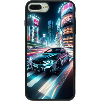 iPhone 7 Plus / 8 Plus Case Hülle - Silikon schwarz BMW M4 Tokio Nacht