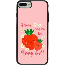 iPhone 7 Plus / 8 Plus Case Hülle - Silikon schwarz Mom 2026 Berry best