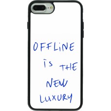 Coque iPhone 7 Plus / 8 Plus - Silicone rigide noir Offline is the new luxury