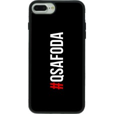 Coque iPhone 7 Plus / 8 Plus - Silicone rigide noir Qsafoda 1