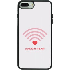 Coque iPhone 7 Plus / 8 Plus - Silicone rigide noir Saint Valentines Day 26 Love is in the air
