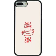 iPhone 7 Plus / 8 Plus Case Hülle - Silikon schwarz Saint Valentines Day 26 Self love self care