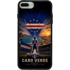 iPhone 7 Plus / 8 Plus Case Hülle - Silikon schwarz Fussball Kap Verde splash 2026