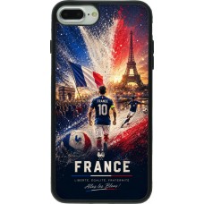 iPhone 7 Plus / 8 Plus Case Hülle - Silikon schwarz Fussball Frankreich splash 2026