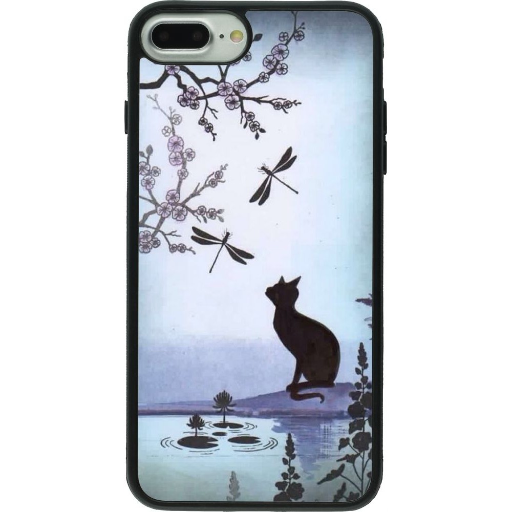 Coque iPhone 7 Plus / 8 Plus - Silicone rigide noir Spring 19 12