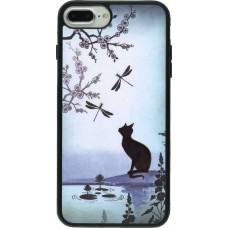 Coque iPhone 7 Plus / 8 Plus - Silicone rigide noir Spring 19 12