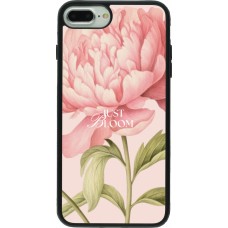 Coque iPhone 7 Plus / 8 Plus - Silicone rigide noir Just Bloom 2026