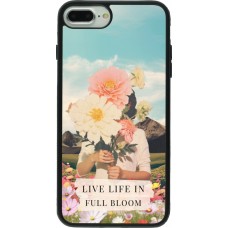 iPhone 7 Plus / 8 Plus Case Hülle - Silikon schwarz Live life in full moon 2026