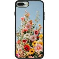 Coque iPhone 7 Plus / 8 Plus - Silicone rigide noir Spring flowers 2026
