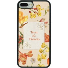 Coque iPhone 7 Plus / 8 Plus - Silicone rigide noir Trust the process 2026
