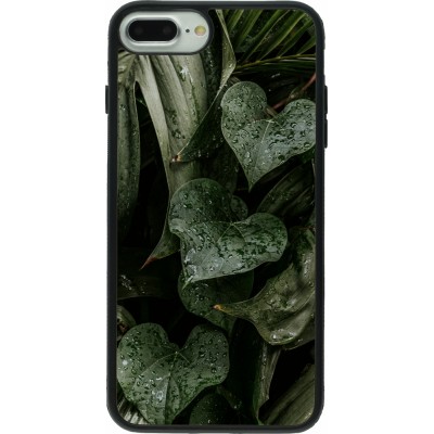 iPhone 7 Plus / 8 Plus Case Hülle - Silikon schwarz Spring 23 fresh plants