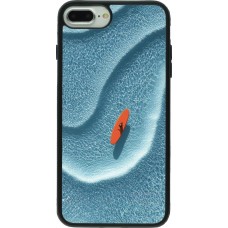 iPhone 7 Plus / 8 Plus Case Hülle - Silikon schwarz Orange surf Summer 2026