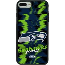 Coque iPhone 7 Plus / 8 Plus - Silicone rigide noir Super Bowl 26 Seattle 2