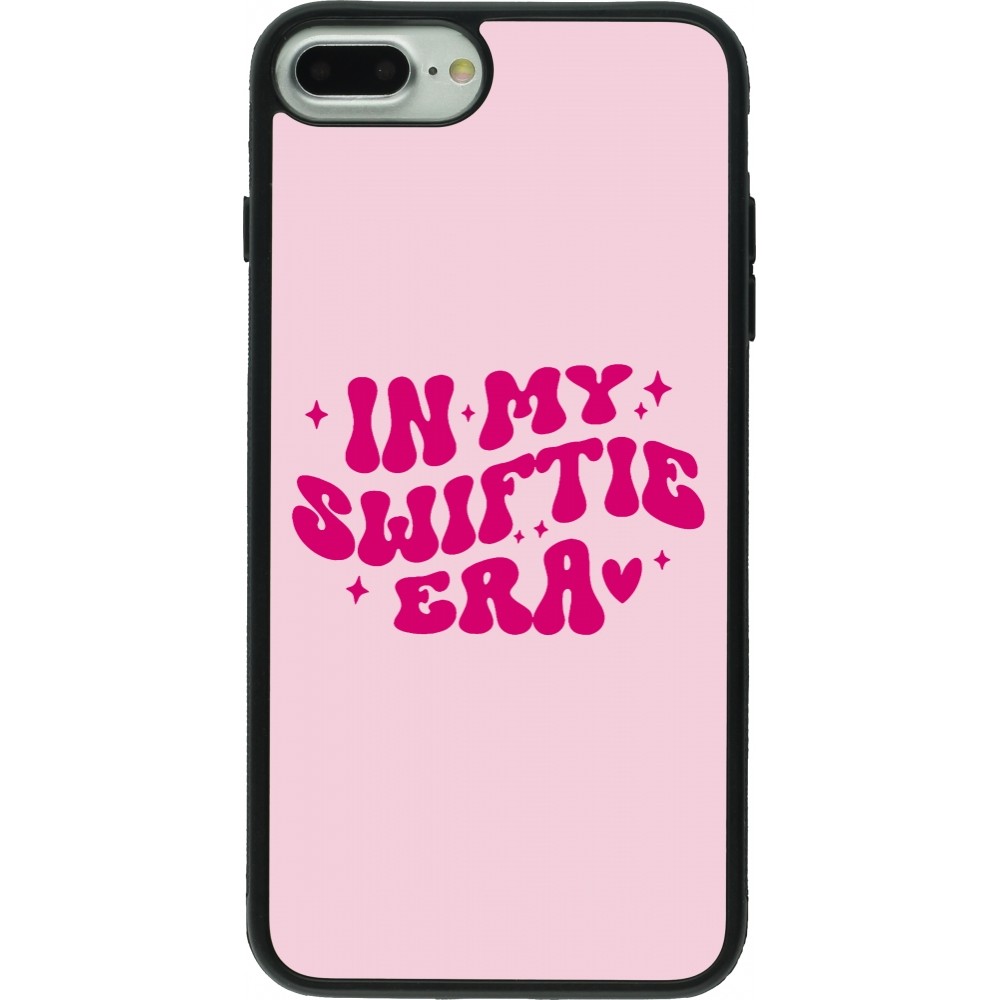 iPhone 7 Plus / 8 Plus Case Hülle - Silikon schwarz Taylor Swift In My Swiftie Era - Pink