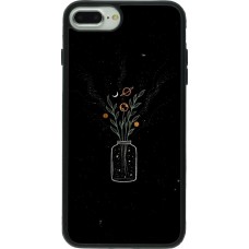 Coque iPhone 7 Plus / 8 Plus - Silicone rigide noir Vase black