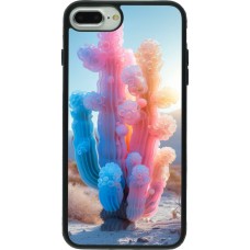 Coque iPhone 7 Plus / 8 Plus - Silicone rigide noir Artificial vegetation 2025