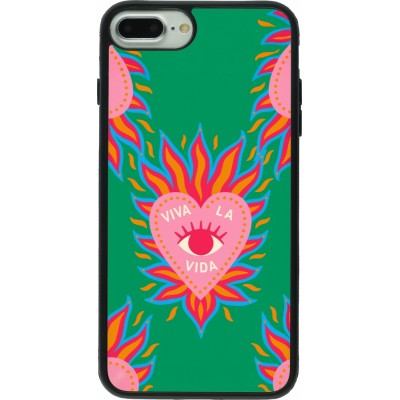 iPhone 7 Plus / 8 Plus Case Hülle - Silikon schwarz Viva la vida 2026