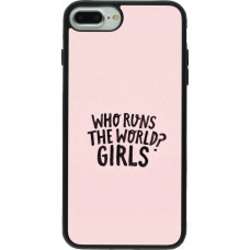 Coque iPhone 7 Plus / 8 Plus - Silicone rigide noir Womens day 2026 3
