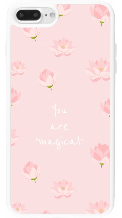iPhone 7 Plus / 8 Plus Case Hülle - Silikon weiss Mom 2023 your are magical