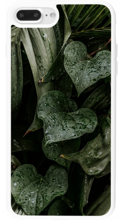 iPhone 7 Plus / 8 Plus Case Hülle - Silikon weiss Spring 23 fresh plants