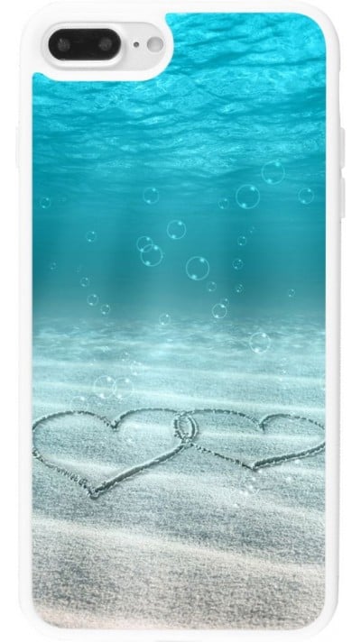Coque iPhone 7 Plus / 8 Plus - Silicone rigide blanc Summer 18 19