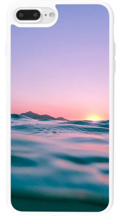 Coque iPhone 7 Plus / 8 Plus - Silicone rigide blanc Summer 2021 12