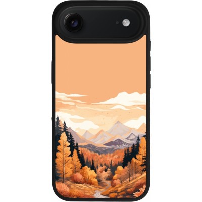 iPhone Air Case Hülle - Silikon schwarz Autumn 25 Mountains