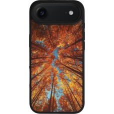 iPhone Air Case Hülle - Silikon schwarz Autumn 25 Trees