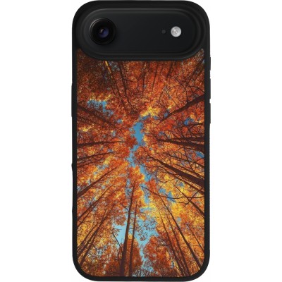 Coque iPhone Air - Silicone rigide noir Autumn 25 Trees