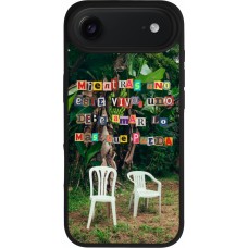 Coque iPhone Air - Silicone rigide noir Chairs DTMF