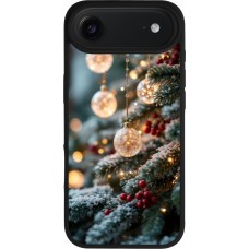 Coque iPhone Air - Silicone rigide noir Christmas 25 Xmas Decorated Tree