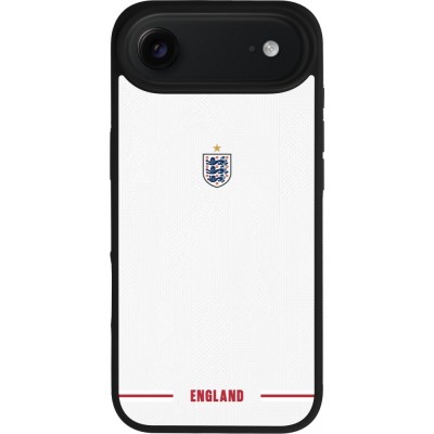 iPhone Air Case Hülle - Silikon schwarz England 2026 personalisierbares Fussballtrikot