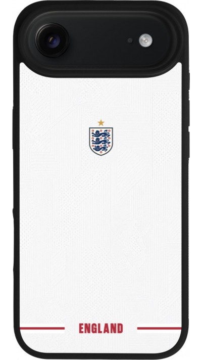 iPhone Air Case Hülle - Silikon schwarz England 2026 personalisierbares Fussballtrikot
