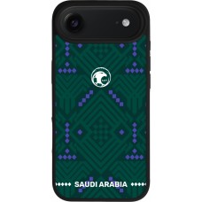 iPhone Air Case Hülle - Silikon schwarz Saudi Arabien 2026 personalisierbares Fussballtrikot