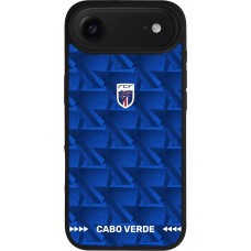 iPhone Air Case Hülle - Silikon schwarz Kap Verde 2026 personalisierbares Fussballtrikot