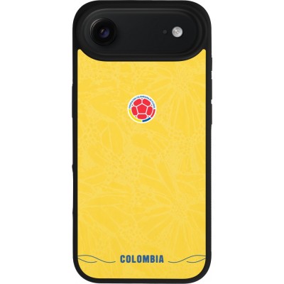 iPhone Air Case Hülle - Silikon schwarz Kolumbien 2026 personalisierbares Fussballtrikot