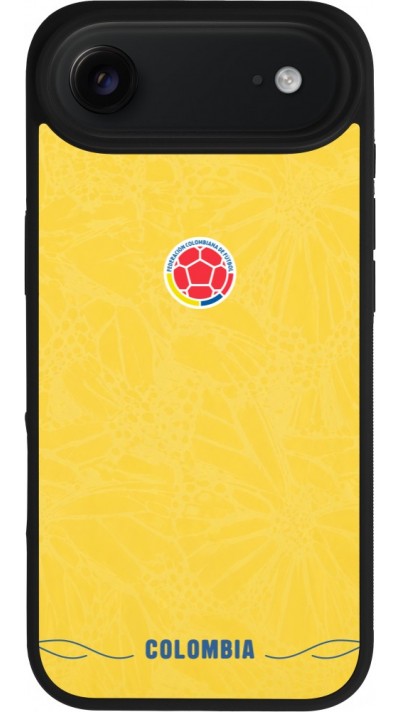 iPhone Air Case Hülle - Silikon schwarz Kolumbien 2026 personalisierbares Fussballtrikot