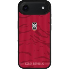 iPhone Air Case Hülle - Silikon schwarz Südkorea 2026 personalisierbares Fussballtrikot